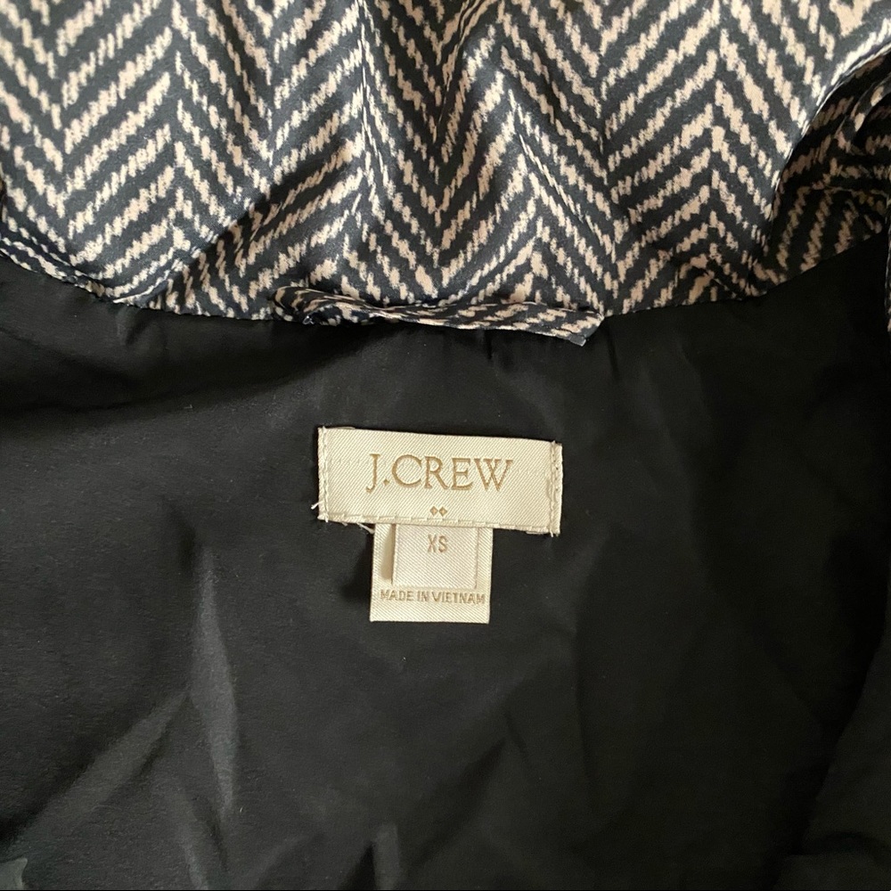 J.Crew Herringbone Excursion Down Puffer Vest - Picture 6 of 8